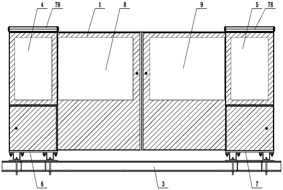 Shielding door equipment