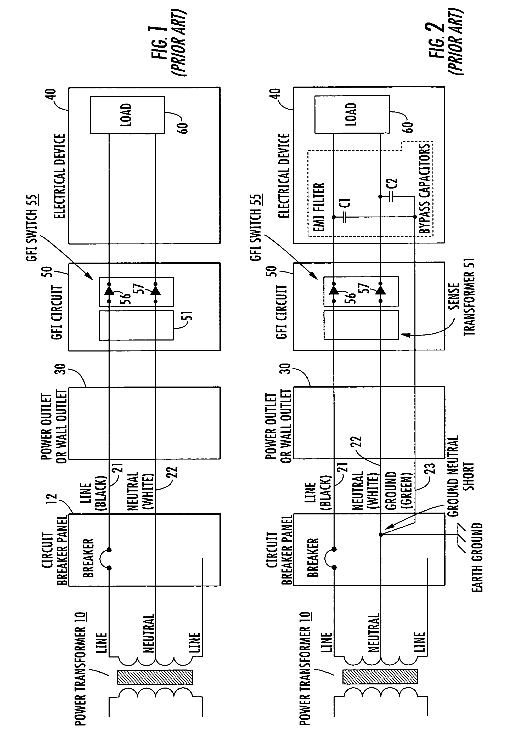 Transformer interface for preventing EMI-based current imbalances from falsely triggering ground fault interrupt