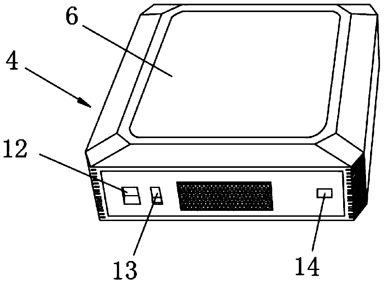 Virtuality and reality combined gamma spectrometer measuring system