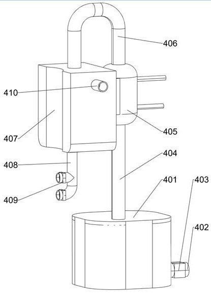 Crude aniline purification device for aniline production