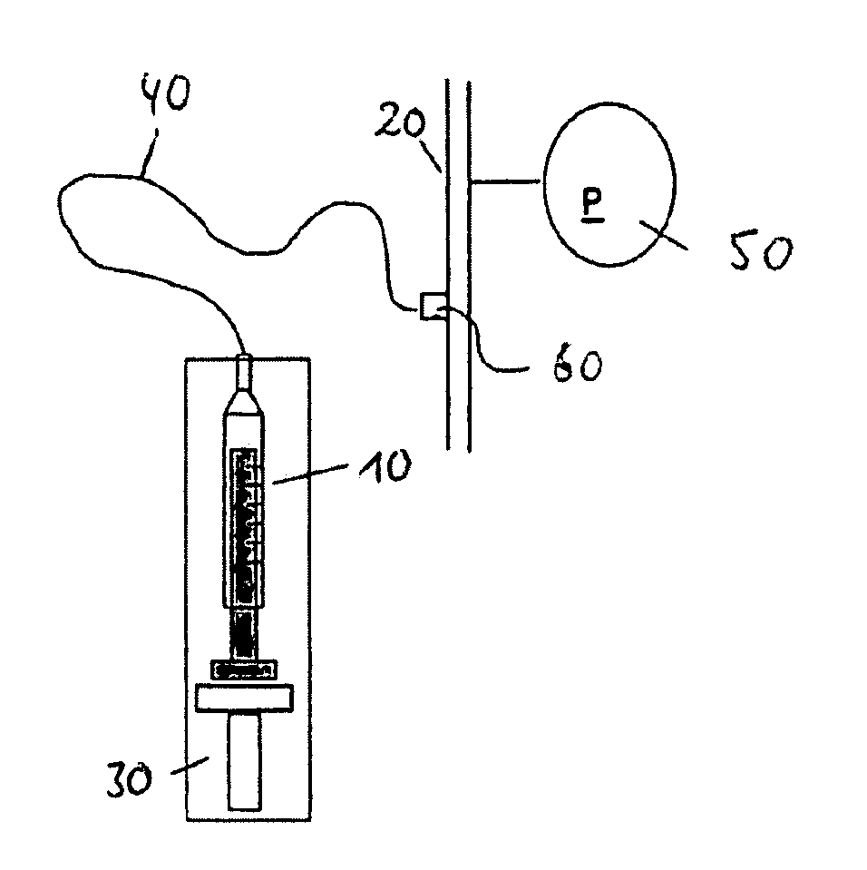 Method and device for filling a supply device of a therapy appliance