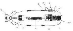 Underwater detection robot