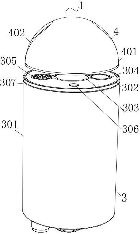 Multi-angle detection and prompting endoscope probe based on intestinal endoscope detection