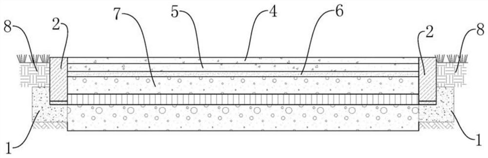 Construction method of permeable pavement