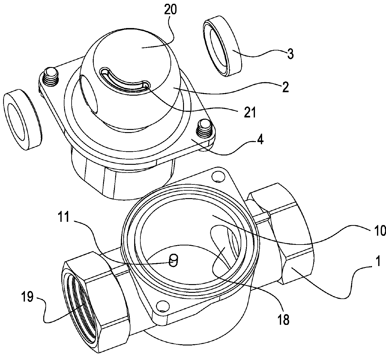 A bottom limit ball valve