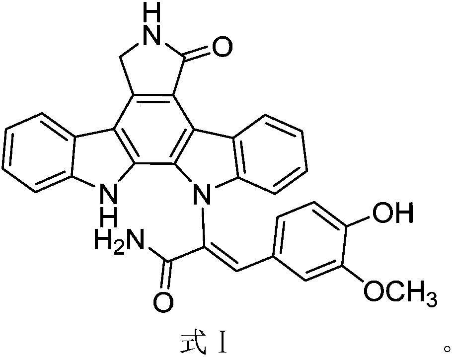 N-13 tyrosine derivative substituted indolocarbazole compound, and preparation method and application of compound