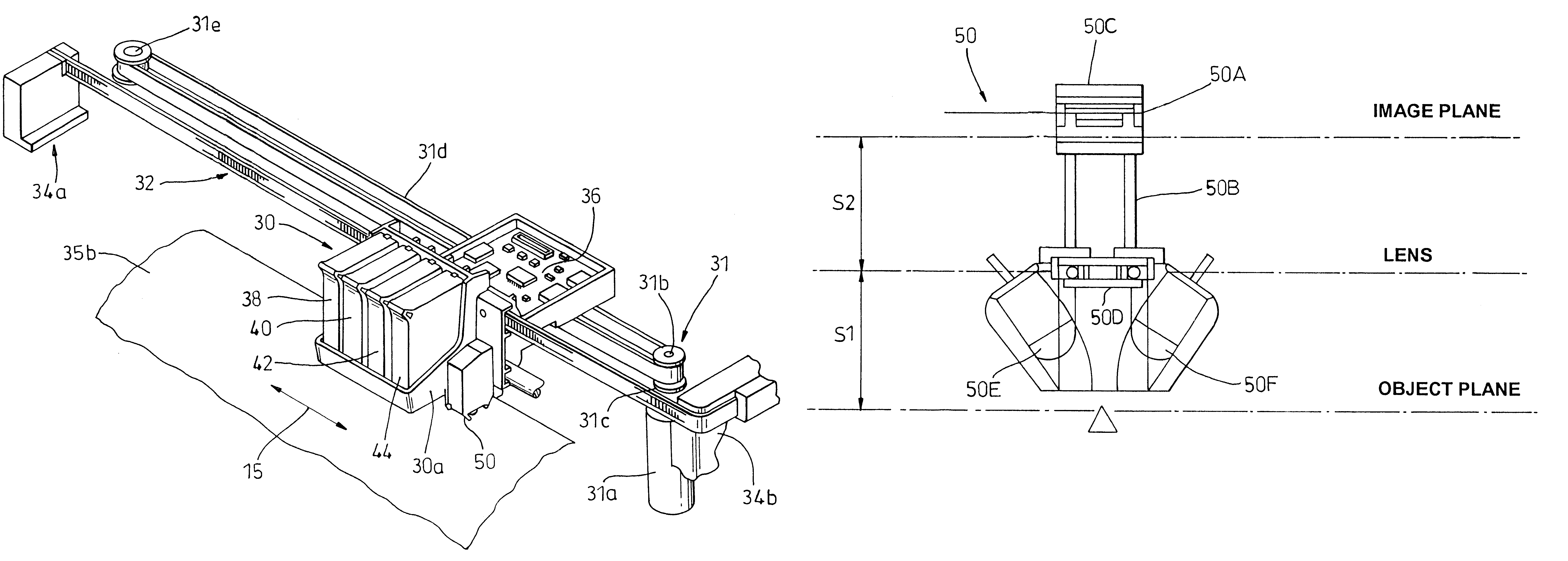 Printer device alignment method and apparatus
