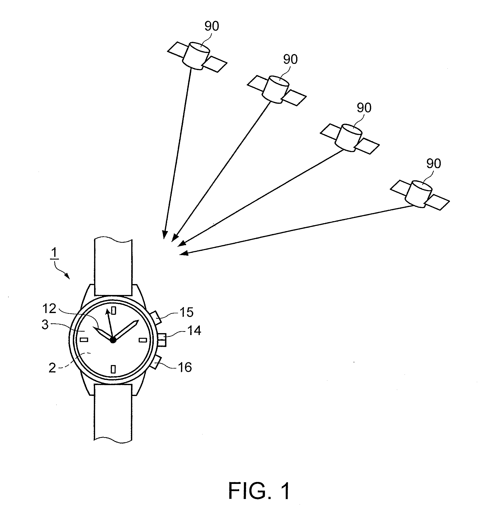 Antenna device and electronic timepiece