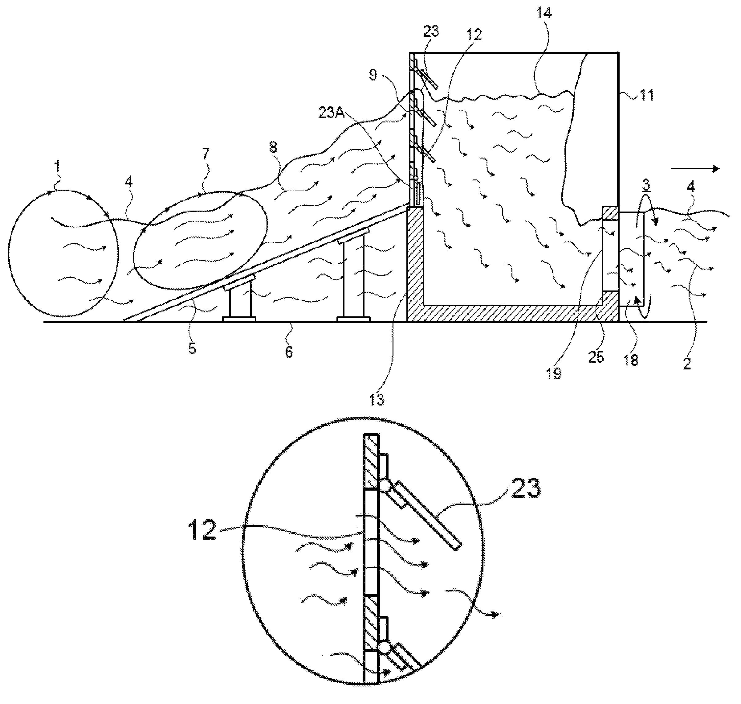 System for generating energy from sea waves