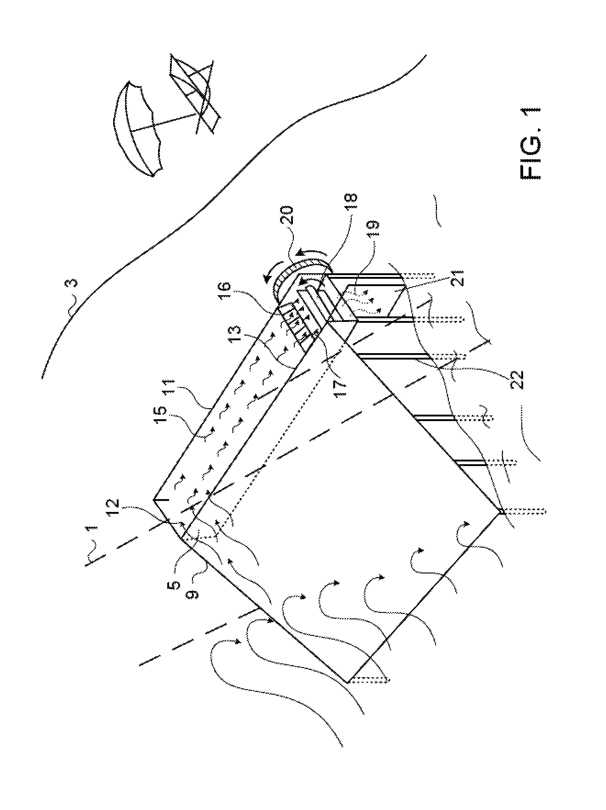 System for generating energy from sea waves