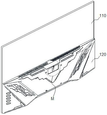 Display shell connecting structure