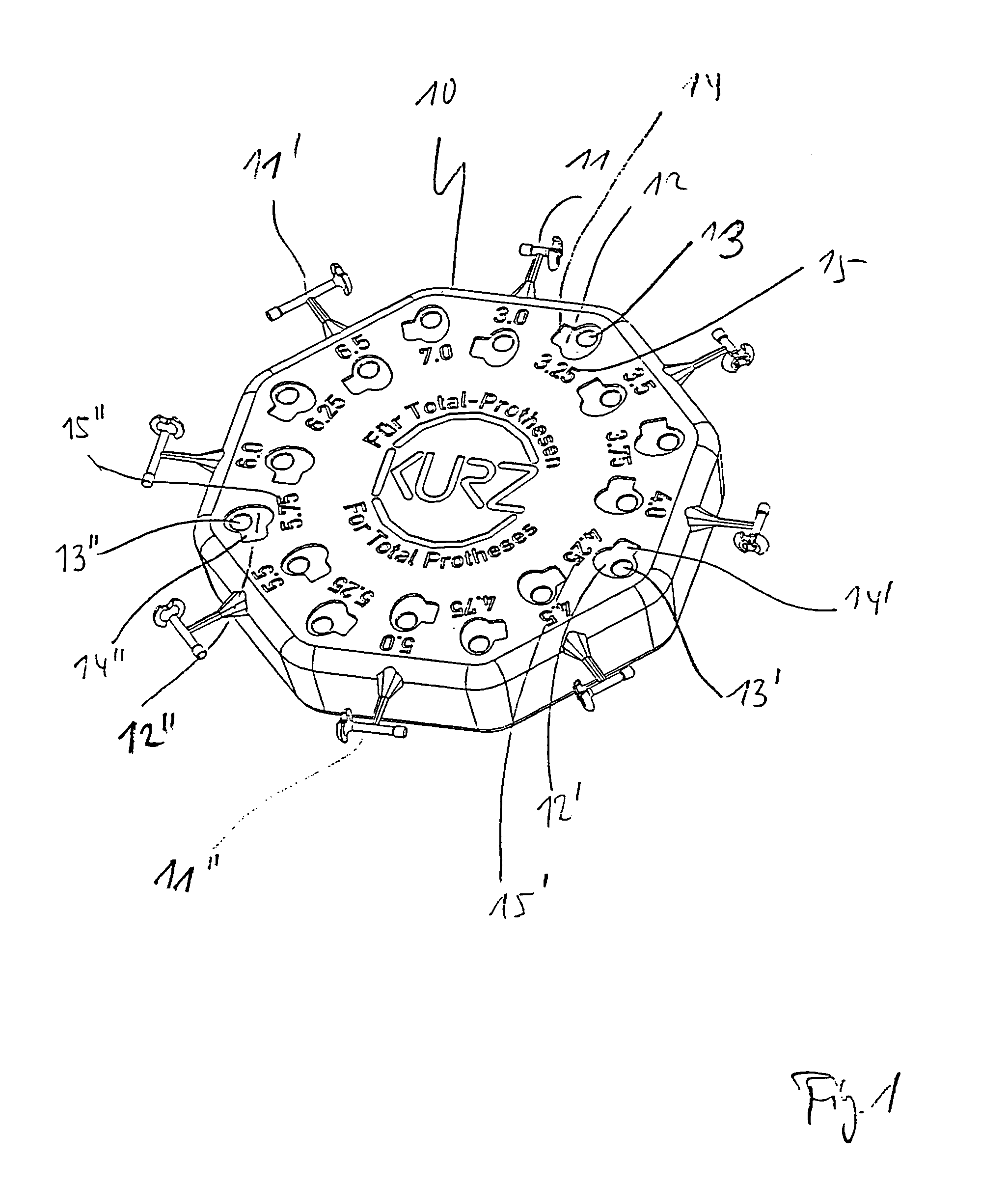 Device for adjusting the length of middle ear implants