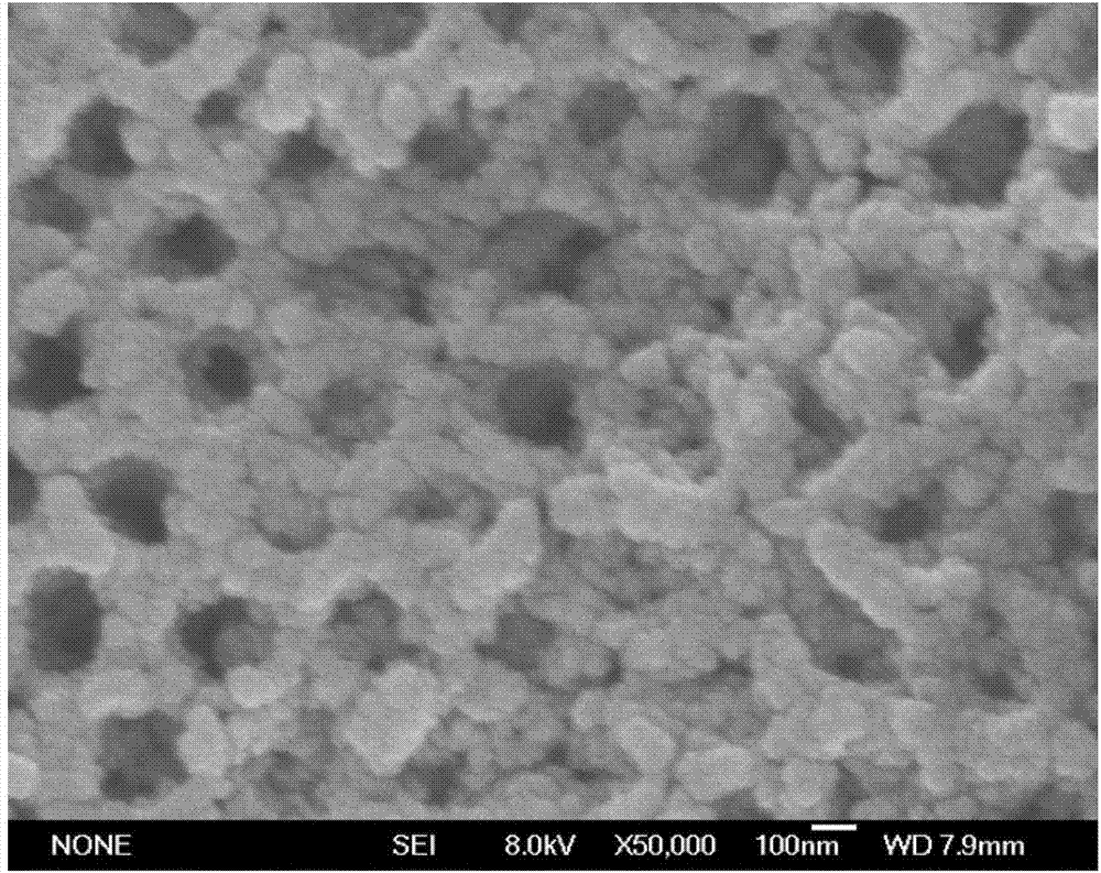 Preparation method of TiO2/ZnS two-layer composite nanotube array