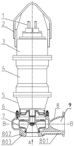 Self-flushing submersible electric pump and method for flushing sediments at its bottom