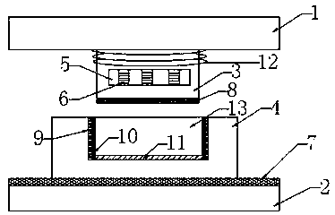 Anti-seismic and wear-resistant stamping mold