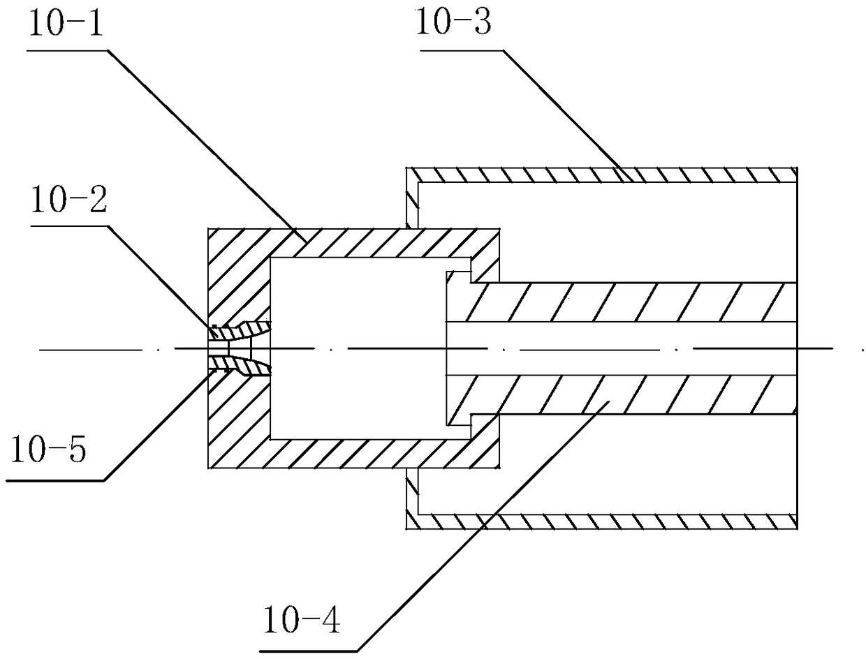 Downhole particle jet perforating device