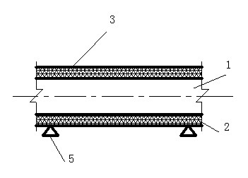 Design method for concealed conduit with externally coated filter material