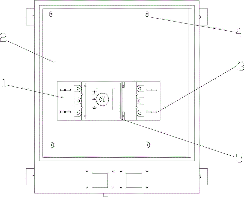 Auxiliary installation structure for circuit breaker with extension rod