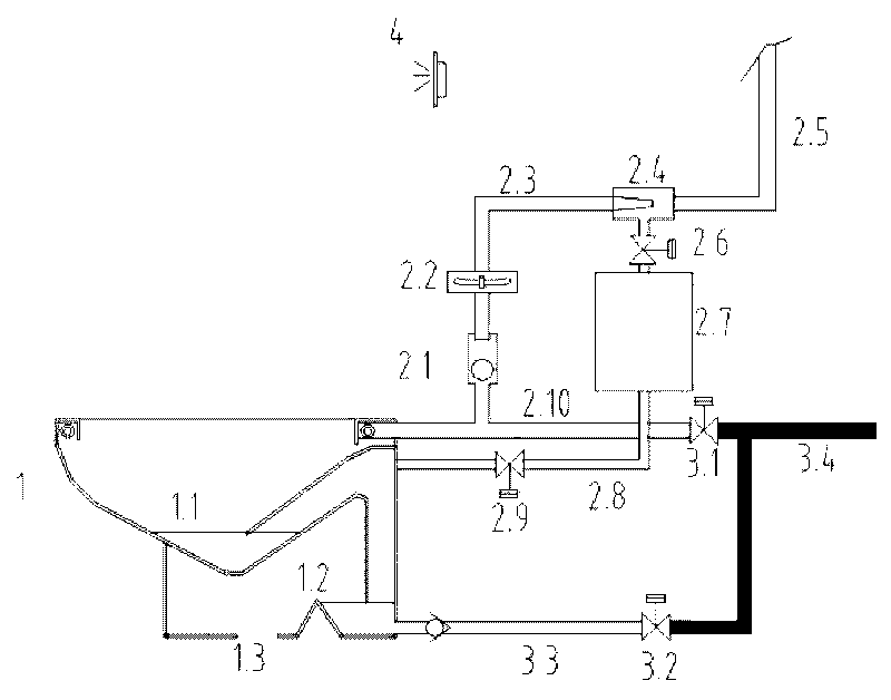 Vacuum-assisted toilet