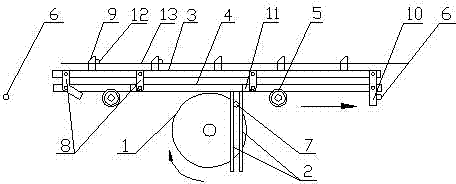 Reciprocating thrusting mechanism for suspension type edible mushroom planting device