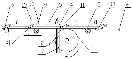 Reciprocating thrusting mechanism for suspension type edible mushroom planting device