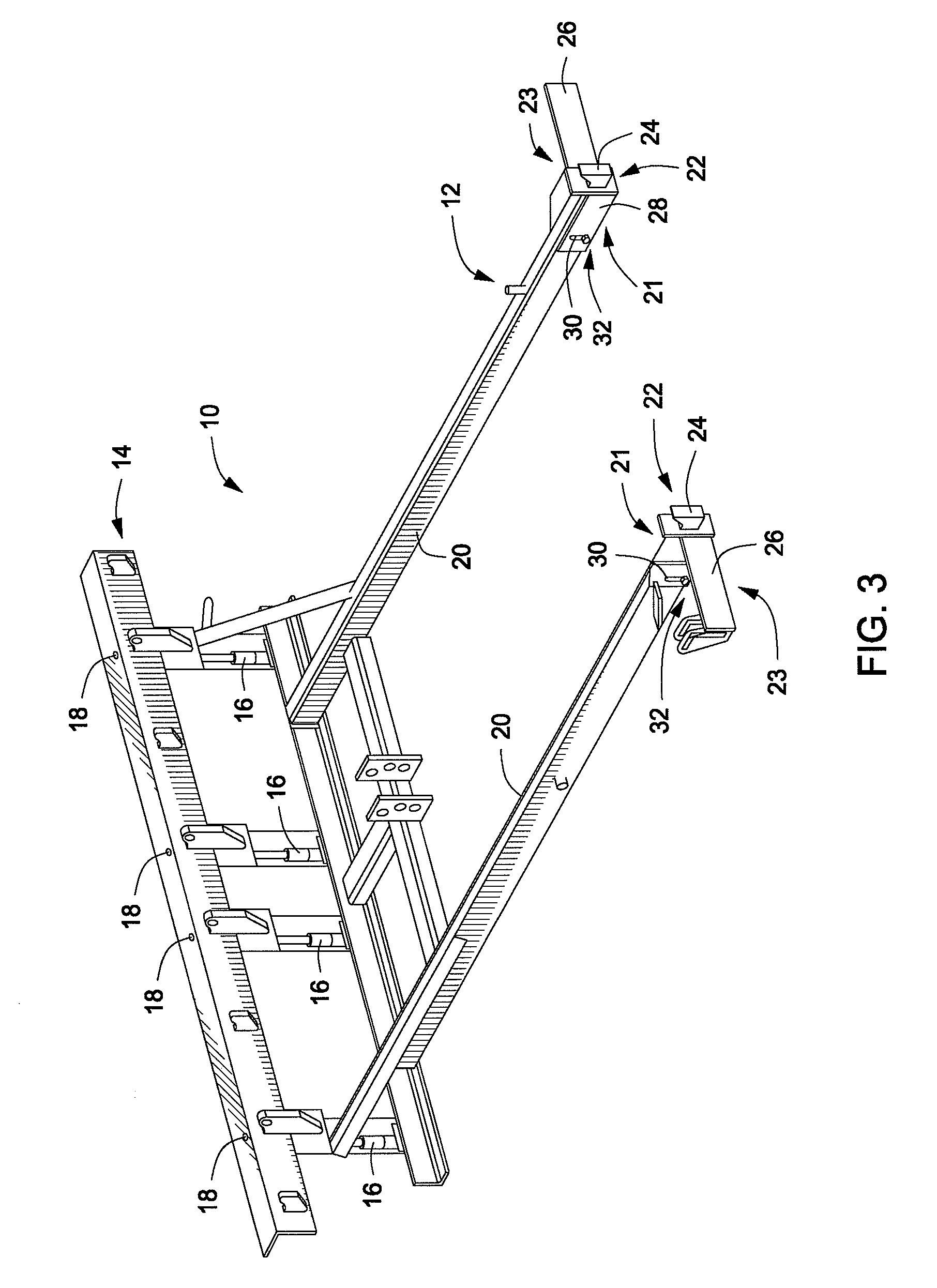 Shimless frame support method and apparatus for dock levelers