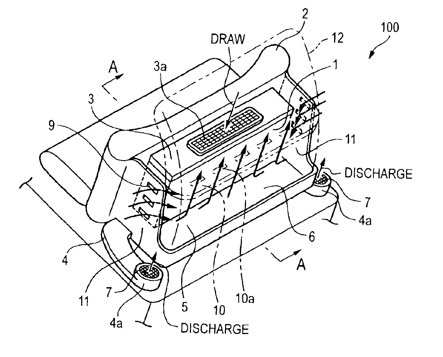 Arrangement of cooling apparatus
