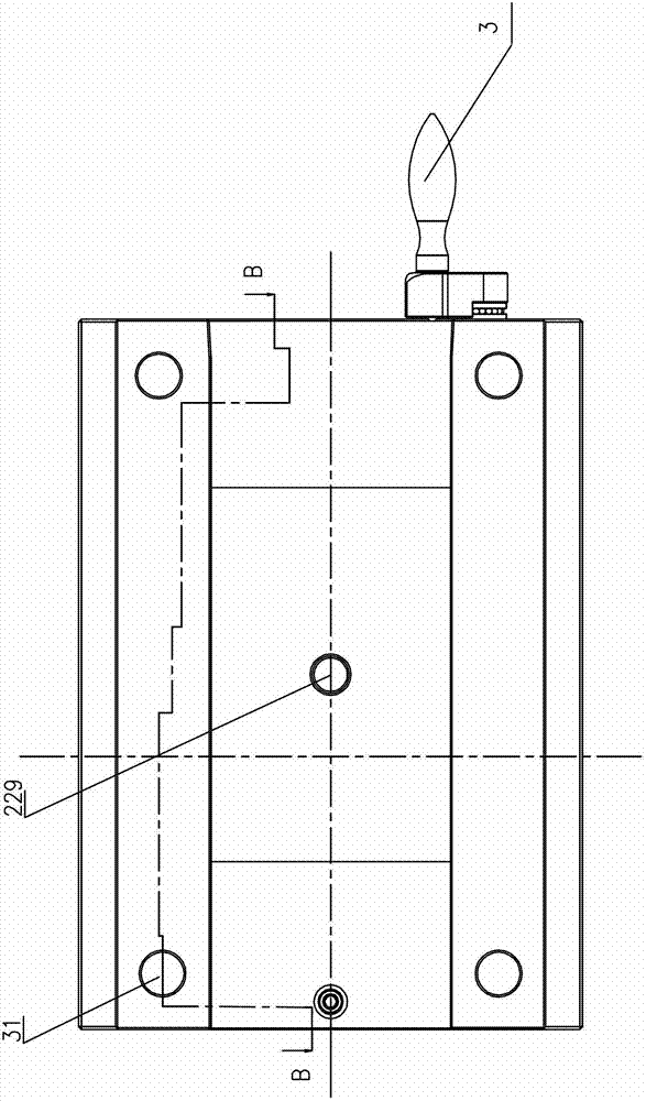 Injection mould with rapidly-replaced mould cores