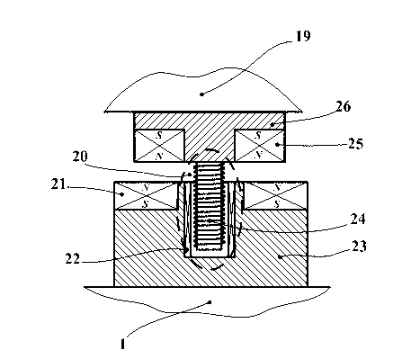 A device for compensating knife edge-driving reaction force in a lighting scanning direction and a lithographic apparatus