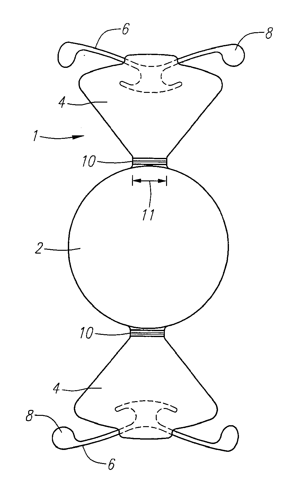 Stabilized accommodating intraocular lens