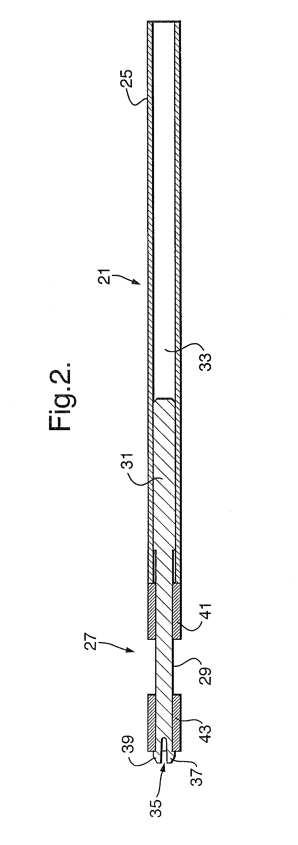 Retractable window covering having a length expanding stiffening rod