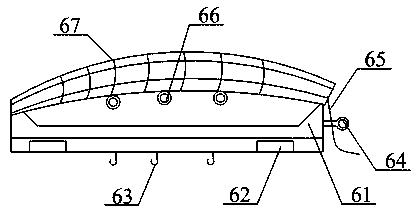 A simple stair loading tray