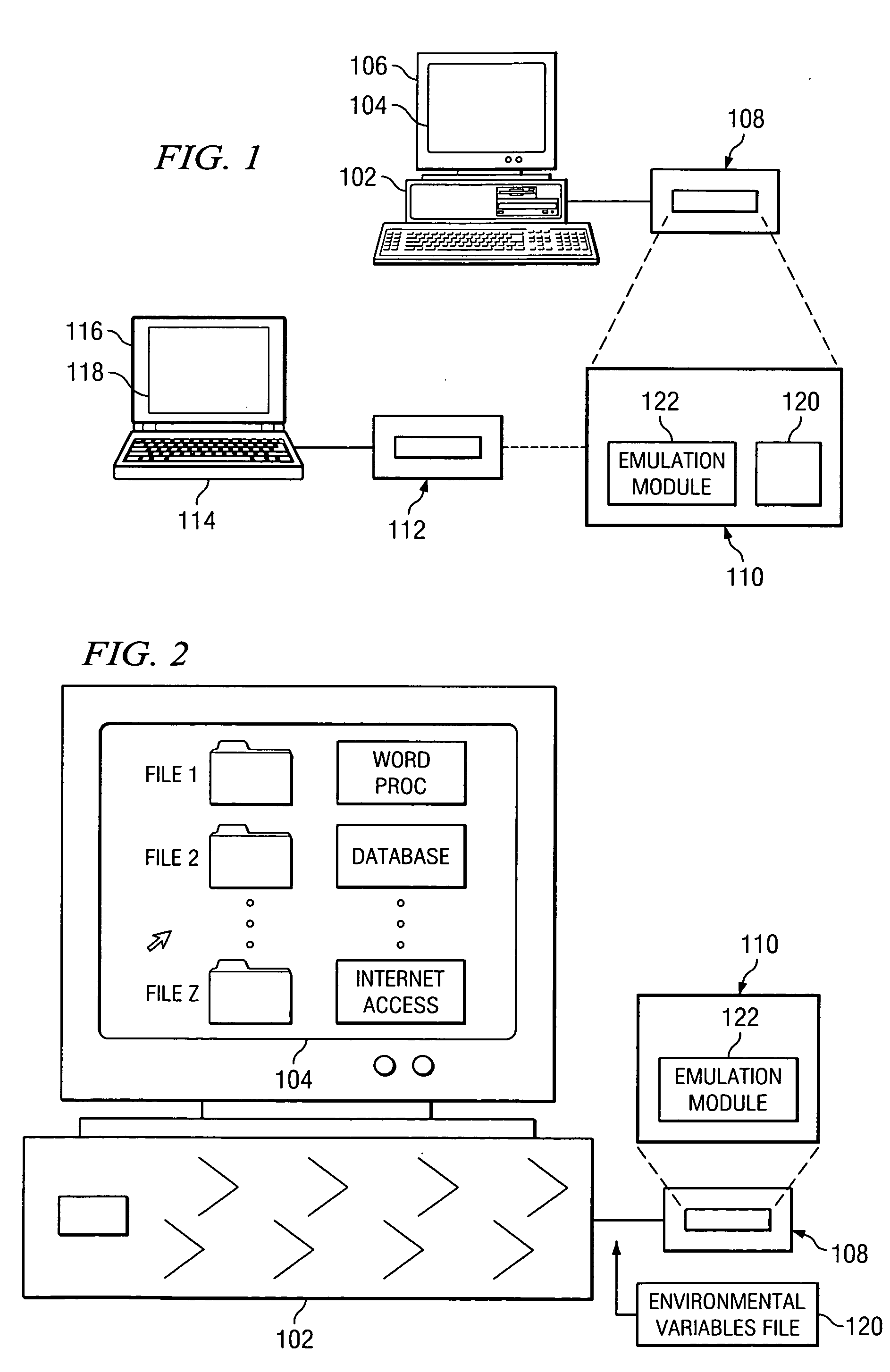 System and method for portable emulation of operating environment