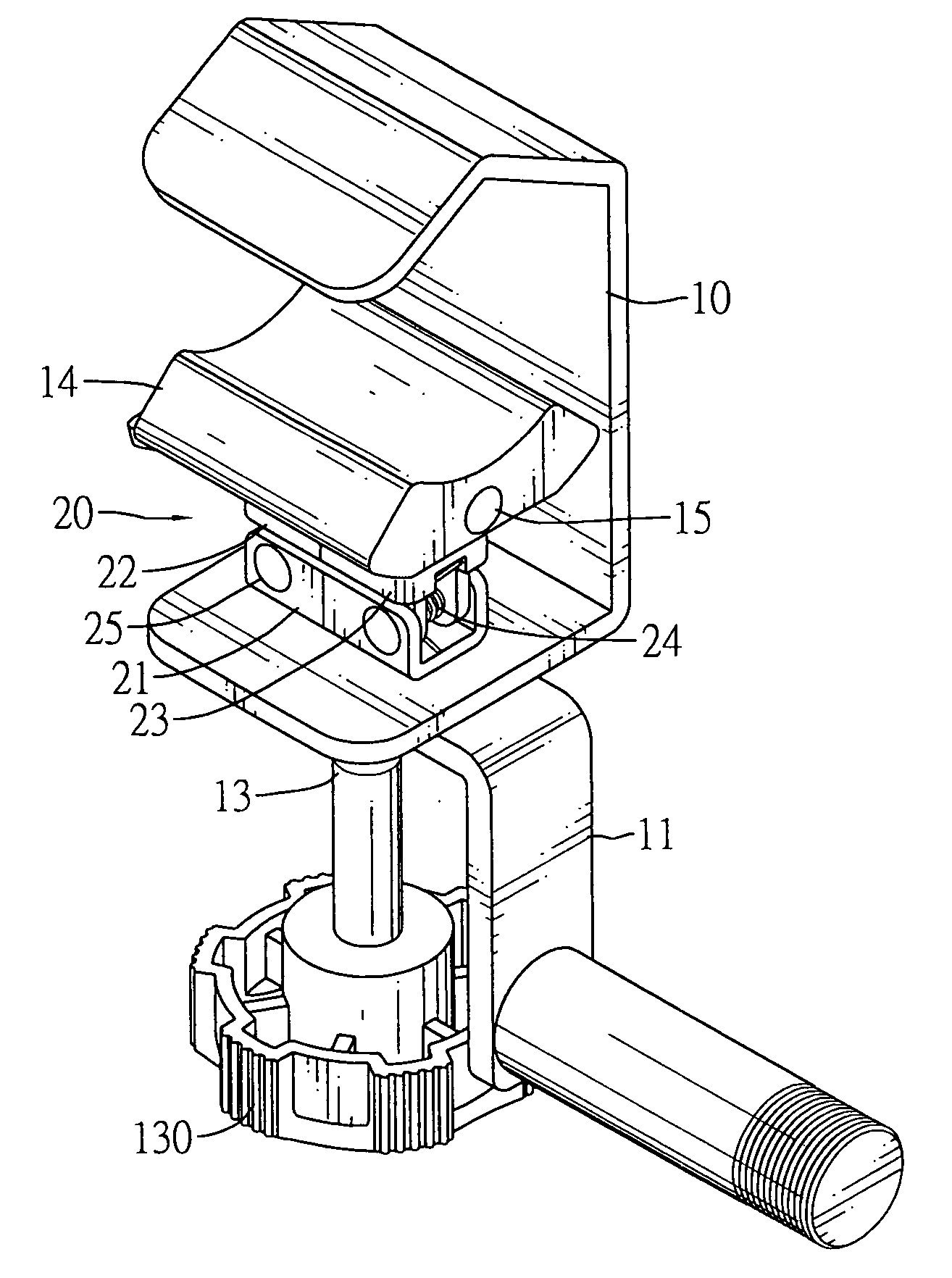 Fast-acting clamp for a musical instrument