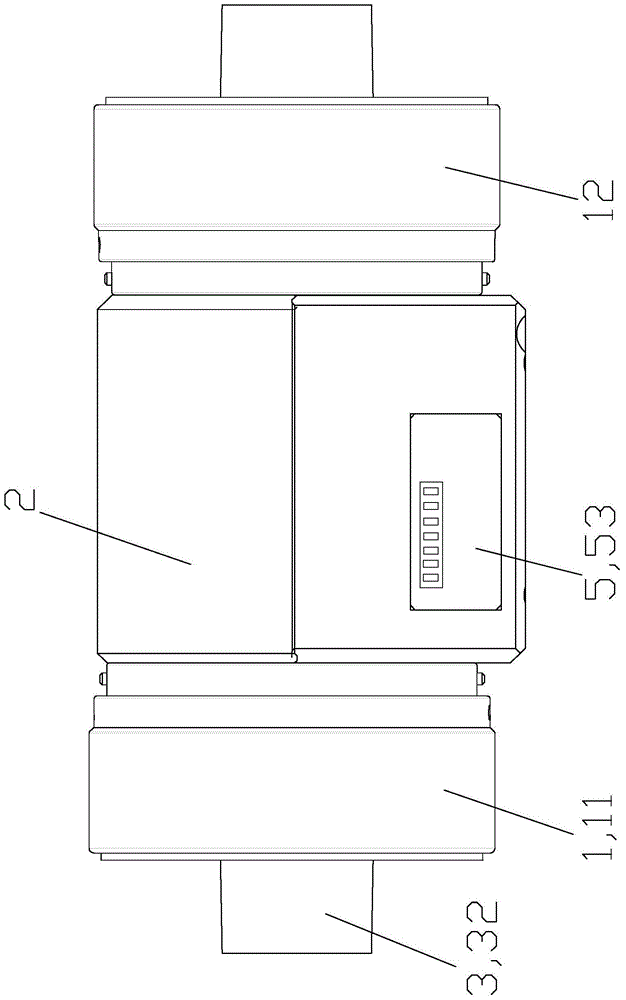 10kv flexible cable intermediate connector with counting function