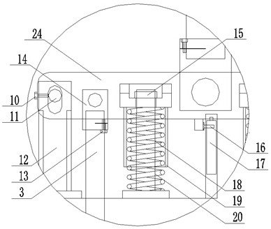 Quasi-constant-pressure pressurizing system of vibration forming machine