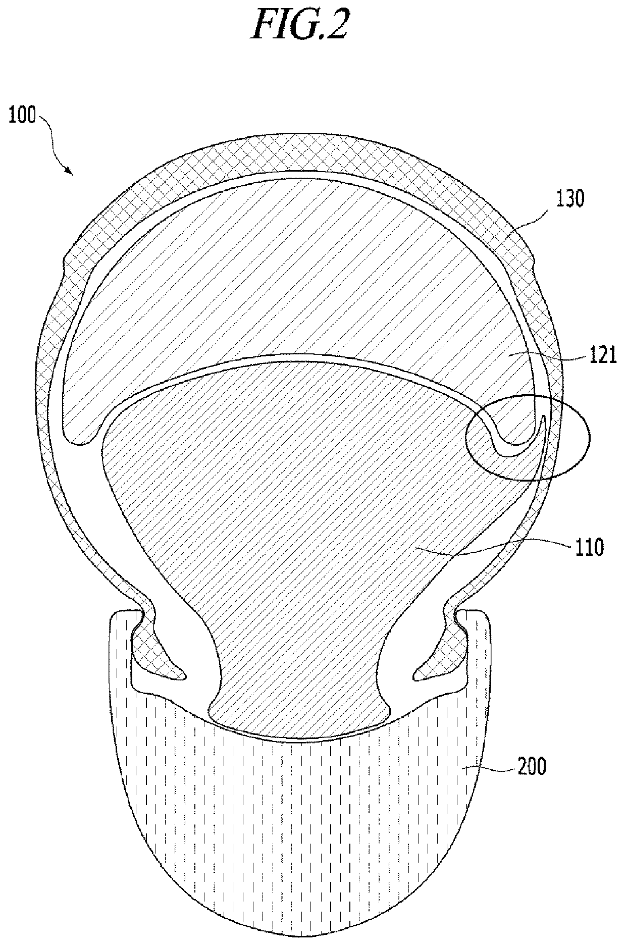 Tire structure and combining structure thereof