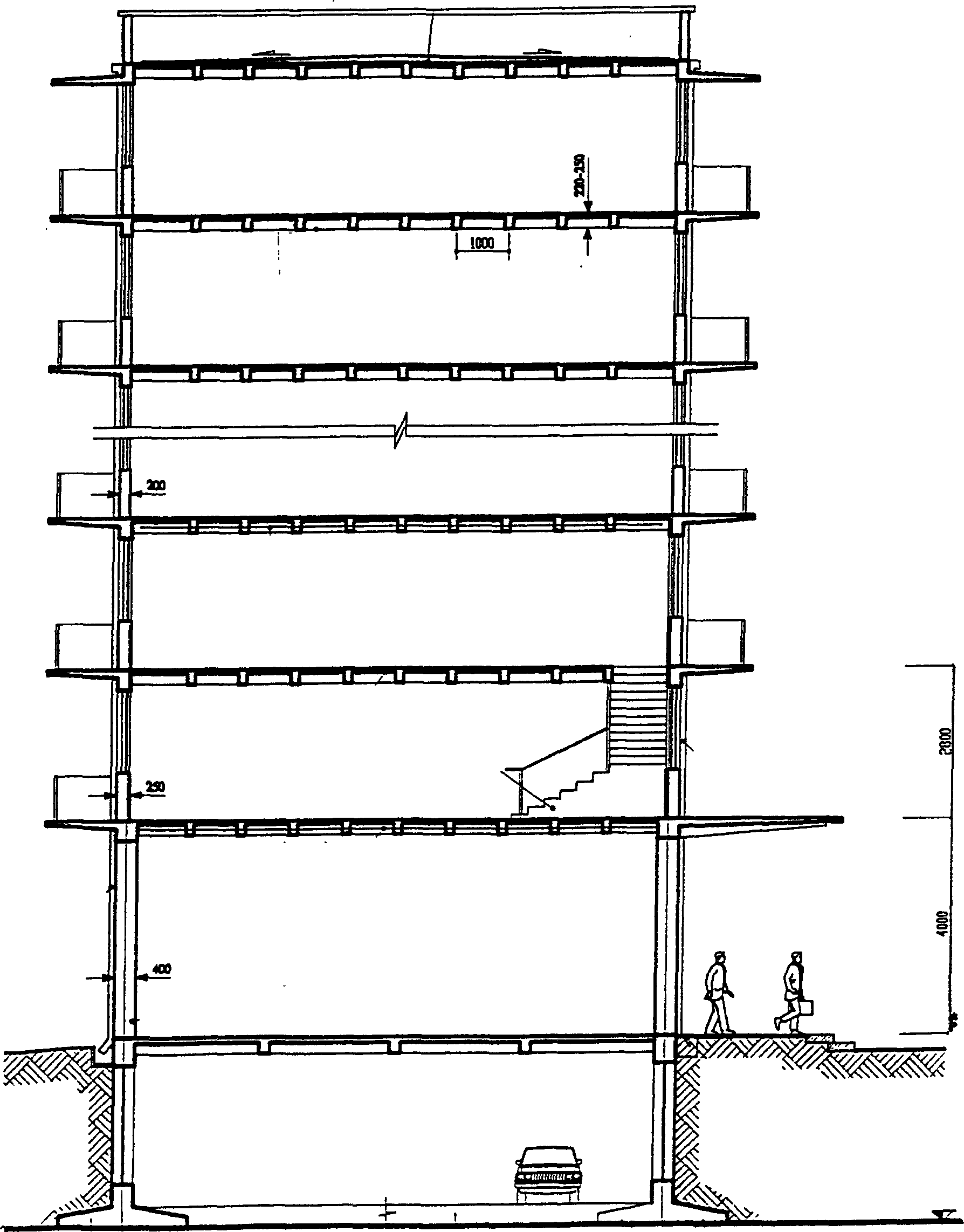 Residence system with great space and flexible partitions