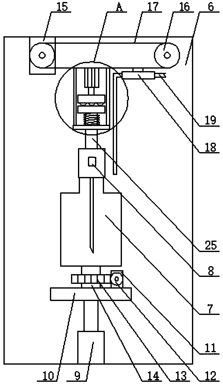 A filling machine with automatic quantitative feeding function