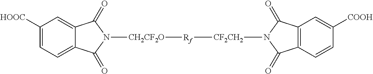Polyamides modified with (PER)fluoropolyether segments