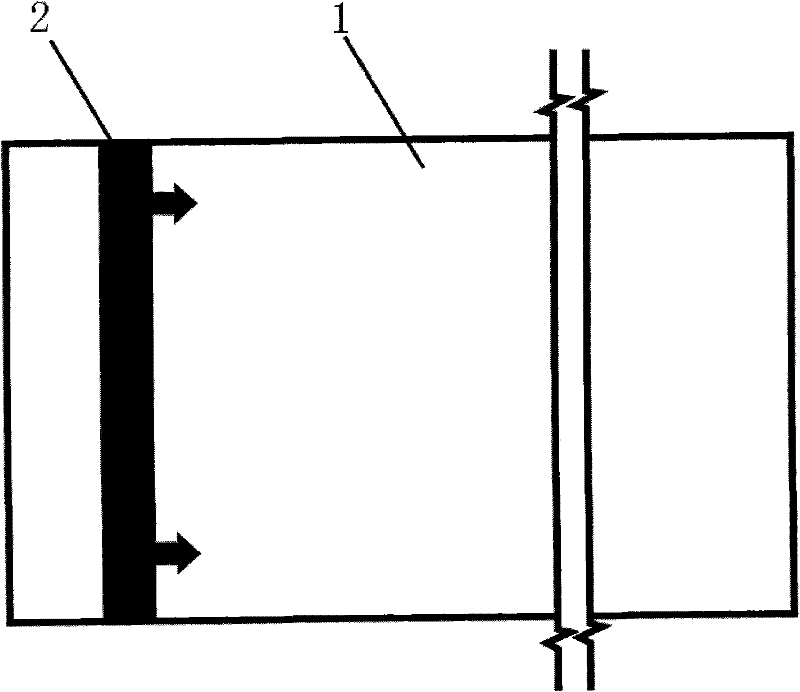 Method for processing normal line of paper making felt