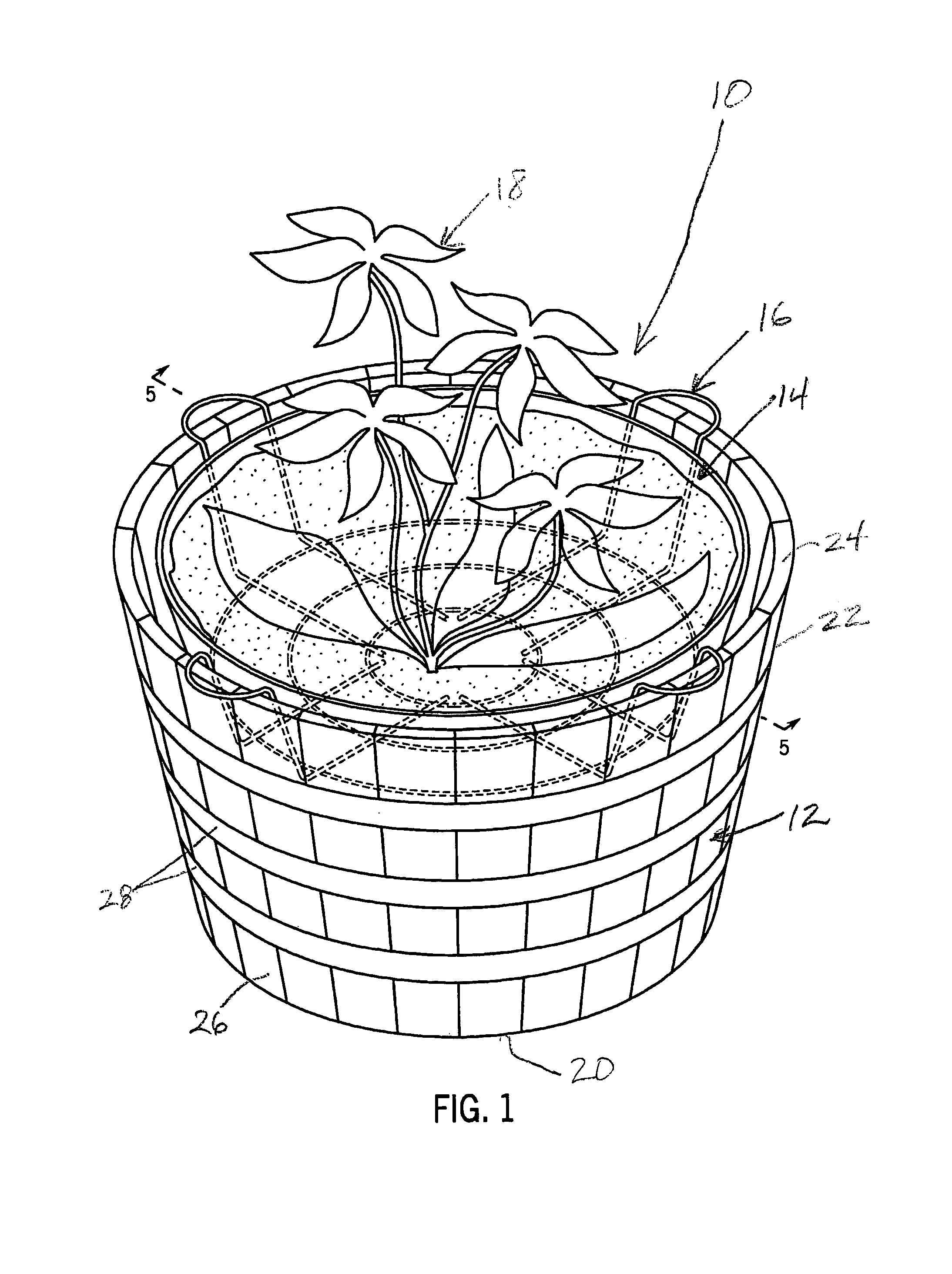 Container support system with support device