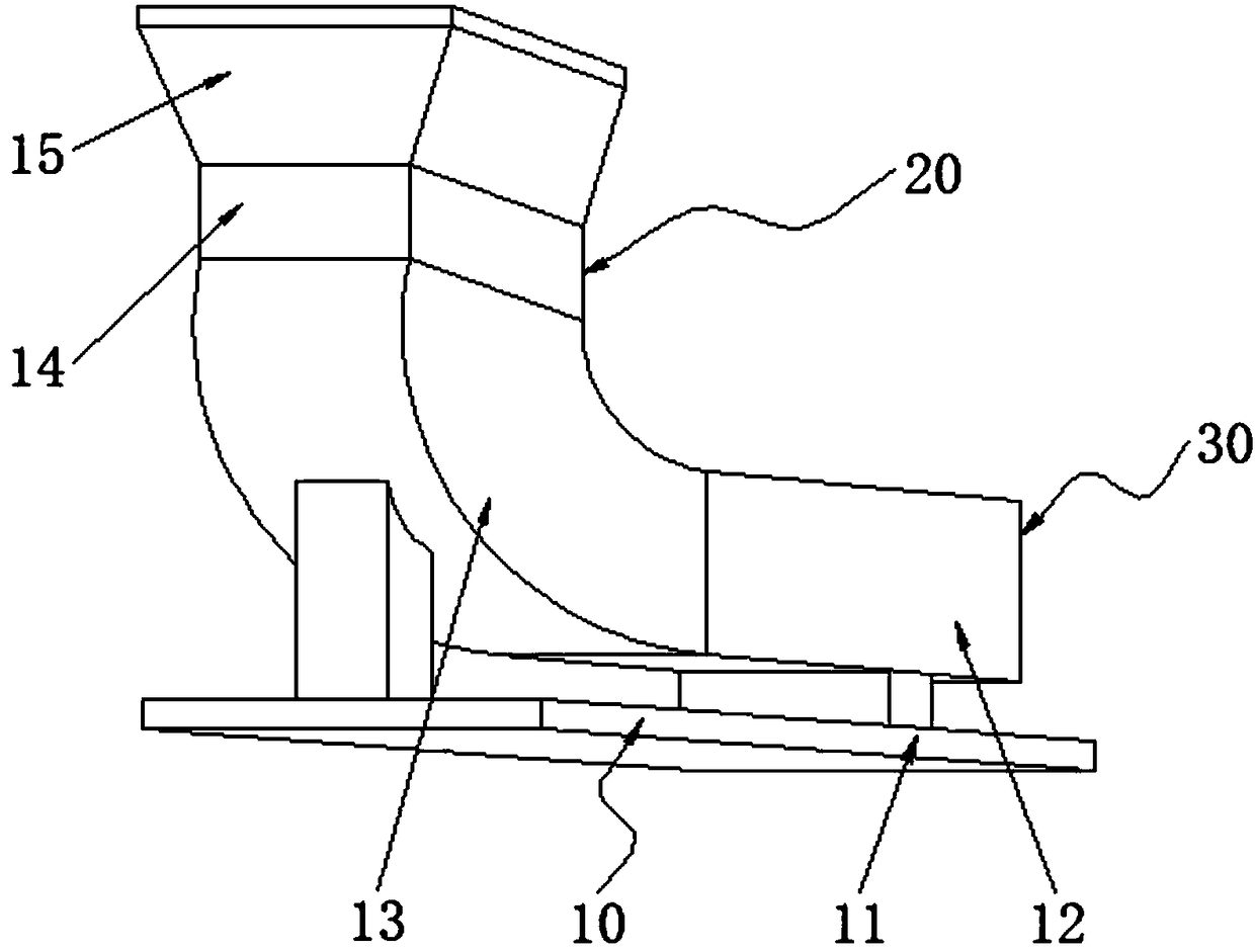 Boiler slag discharging device