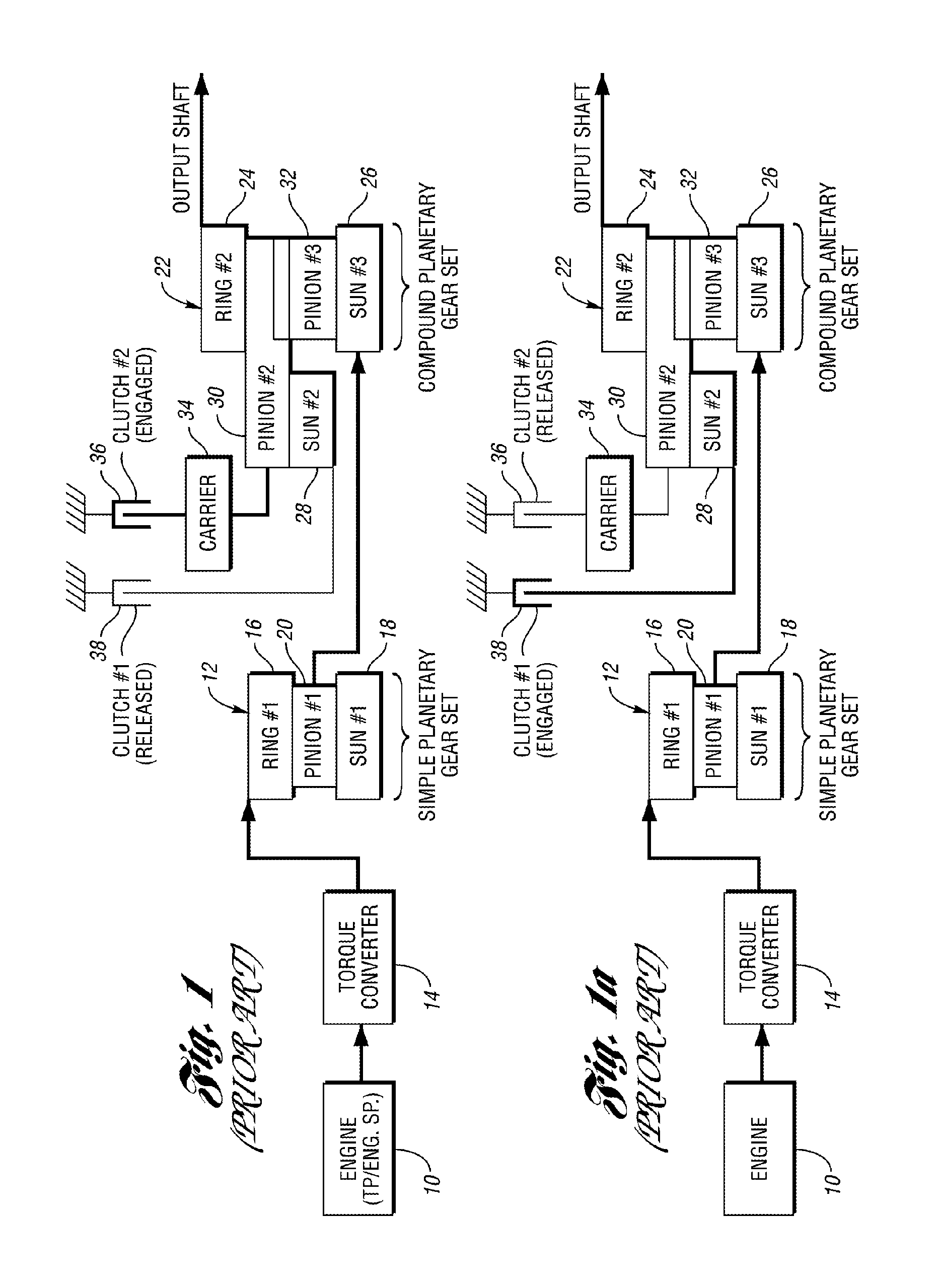 Ratio shift control for a multiple ratio automatic transmission