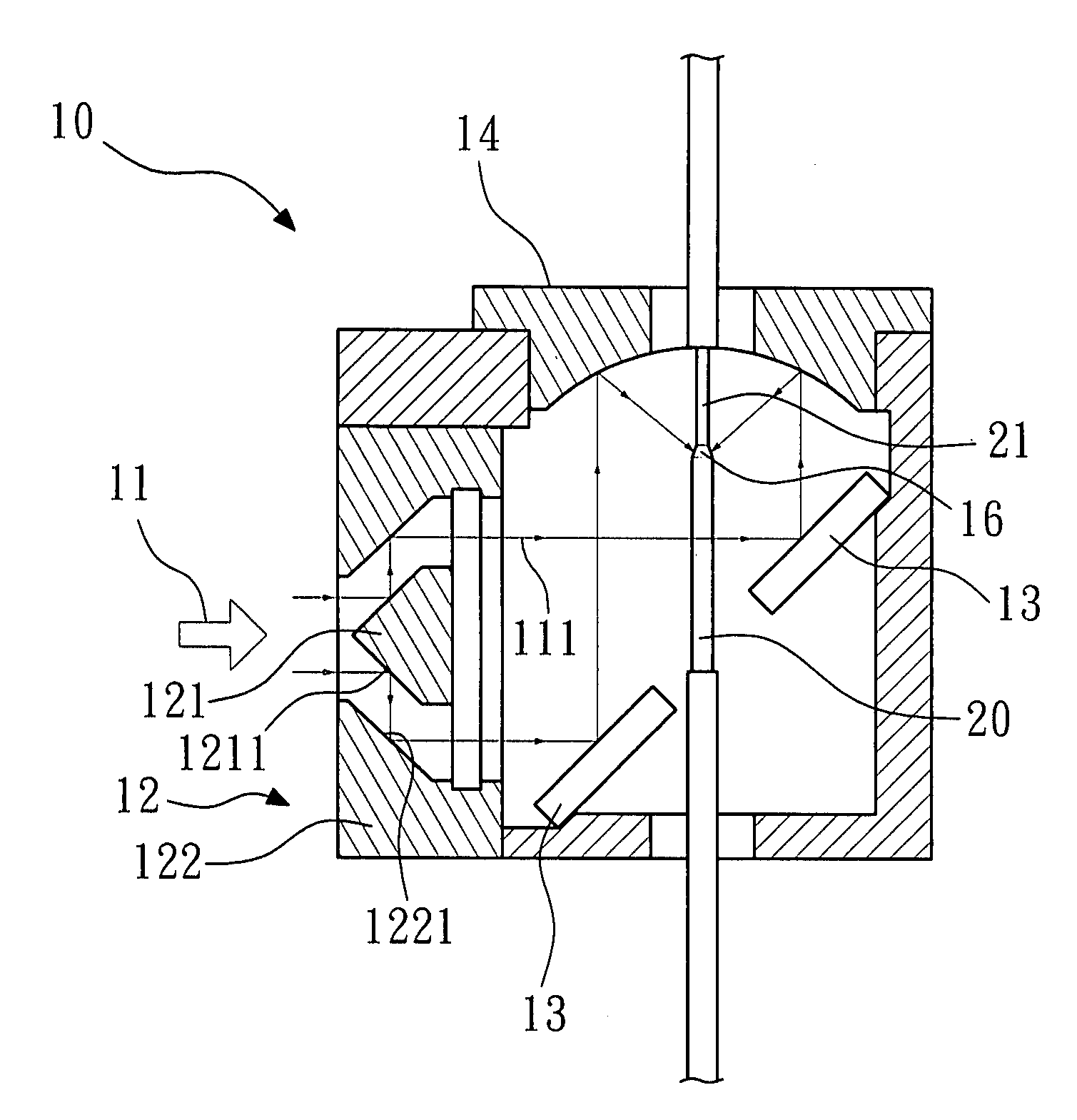 Fiber used in wideband amplified spontaneous emission light source and the method of making the same