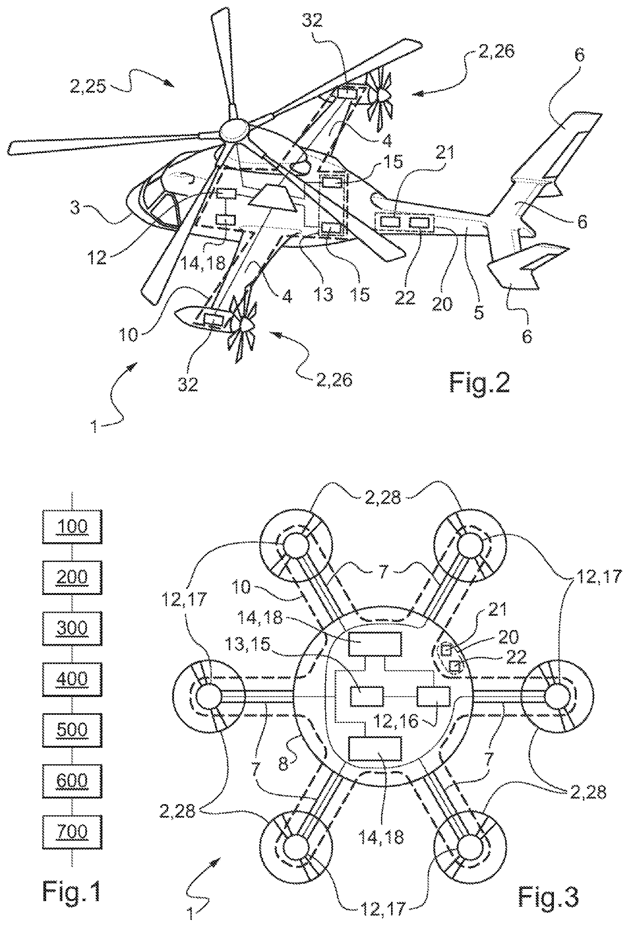 Method and a device for managing the energy of a hybrid power plant of a multi-rotor aircraft