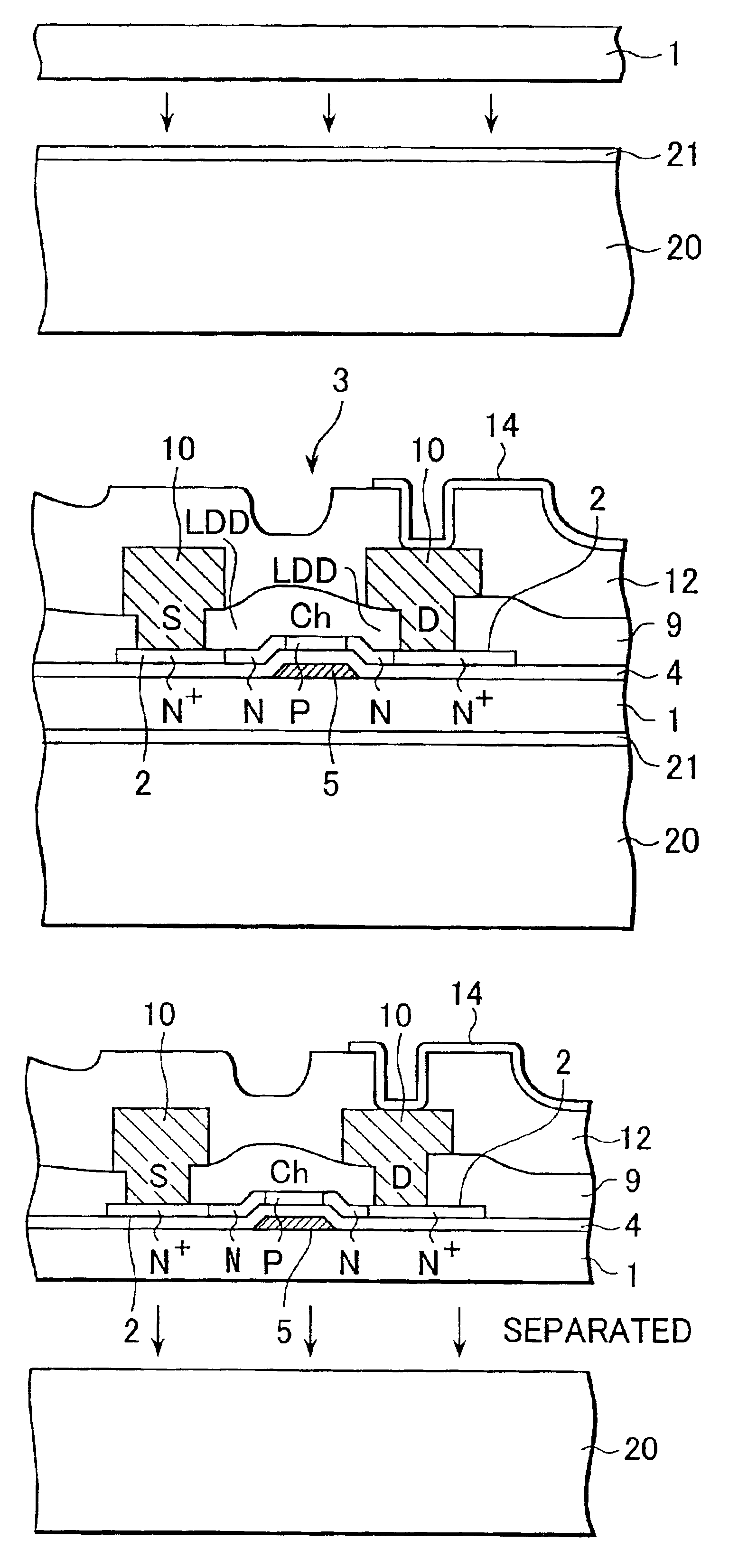 Substrate for integrating and forming a thin film semiconductor device thereon