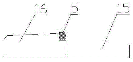 Combined processing tool and processing method for deep cavity profile between drum webs