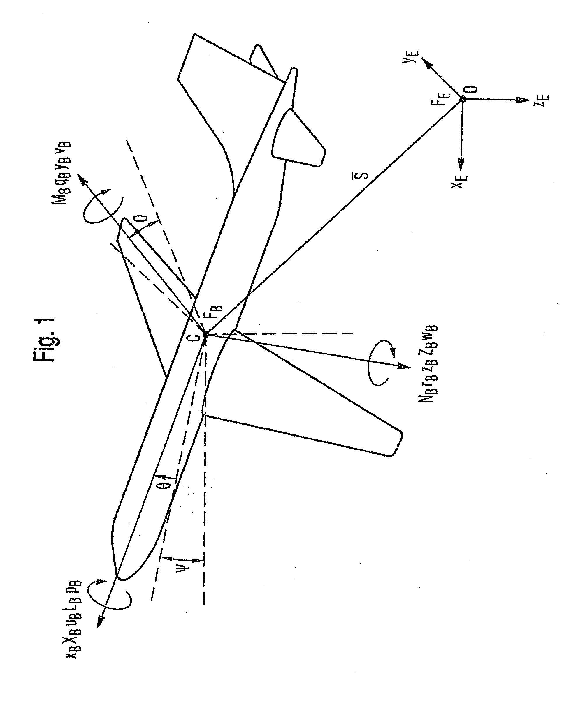 System and method for determining local accelerations, dynamic load distributions and aerodynamic data in an aircraft