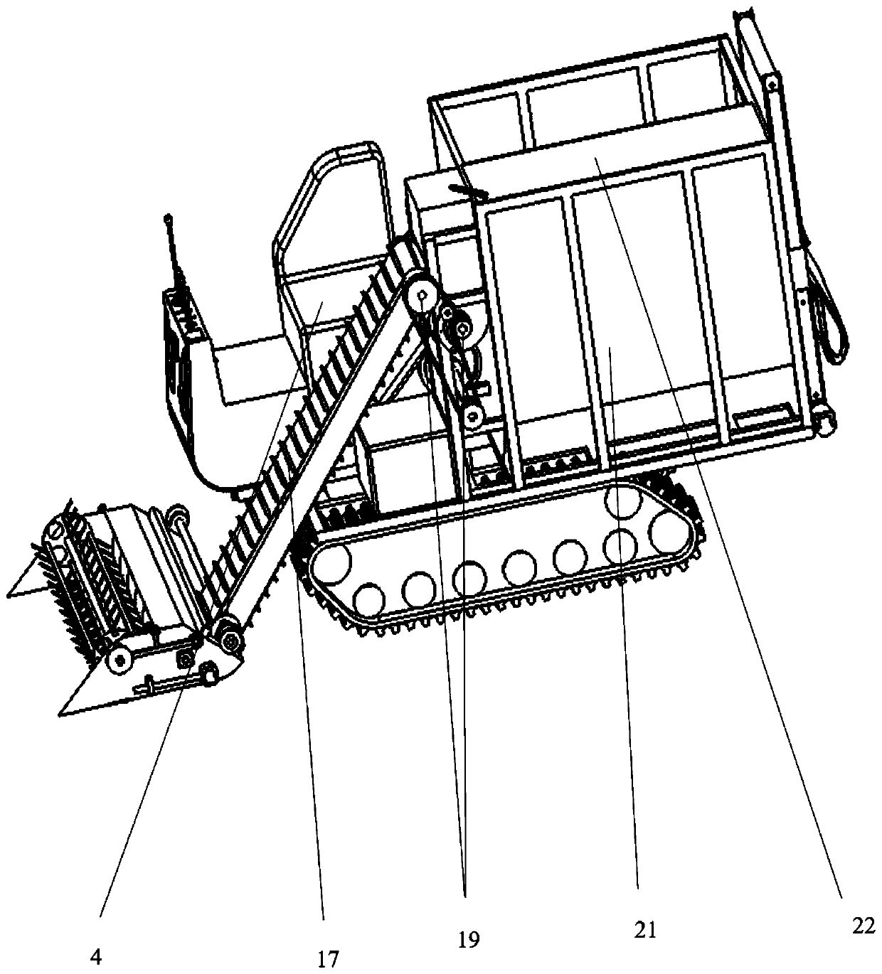 Field harvester for myriophyllum elatinoides